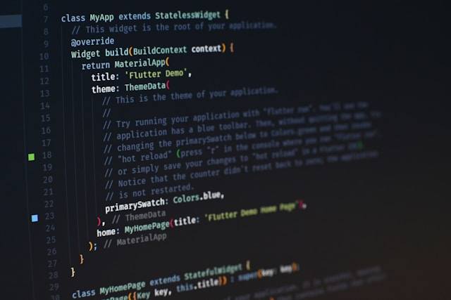 Dart Flutter code