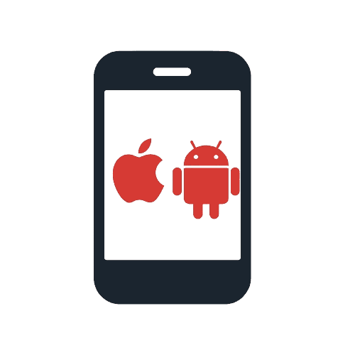 Mobile application development icon